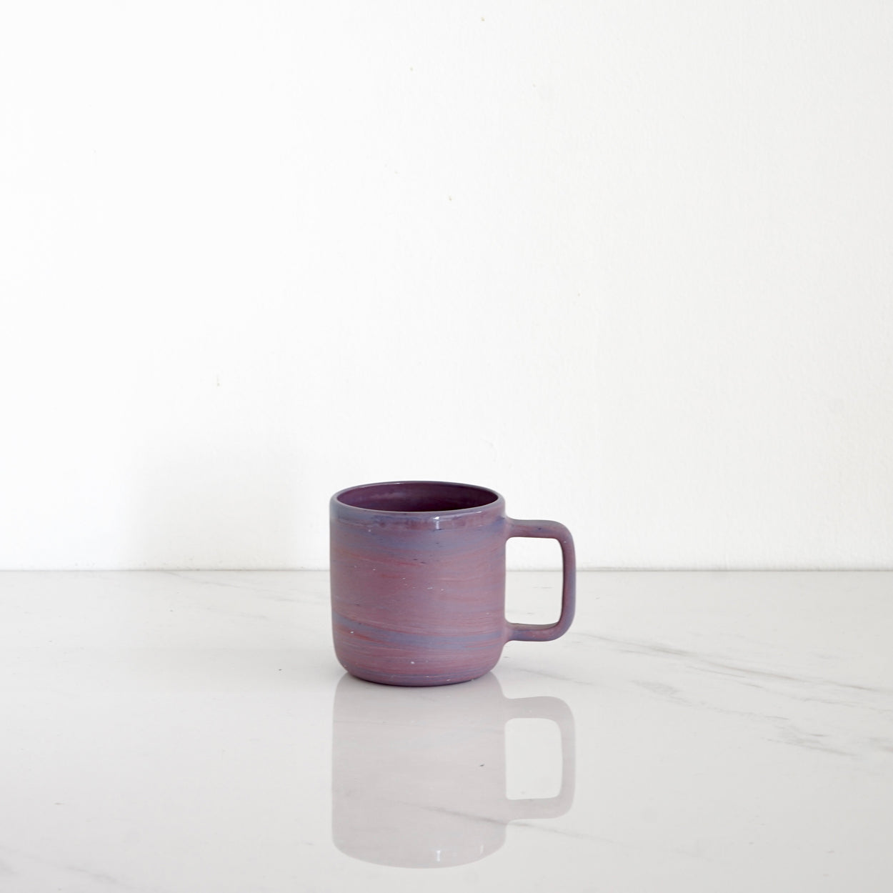 MULBERRY MARBLE MUG