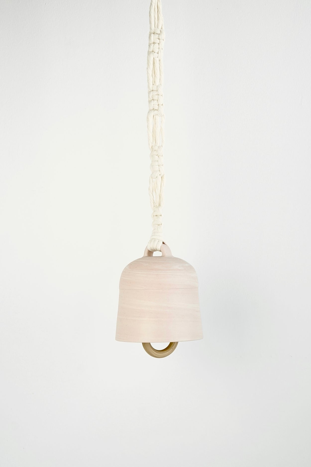 Ren•Vois Blush Marble Porcelain Bell