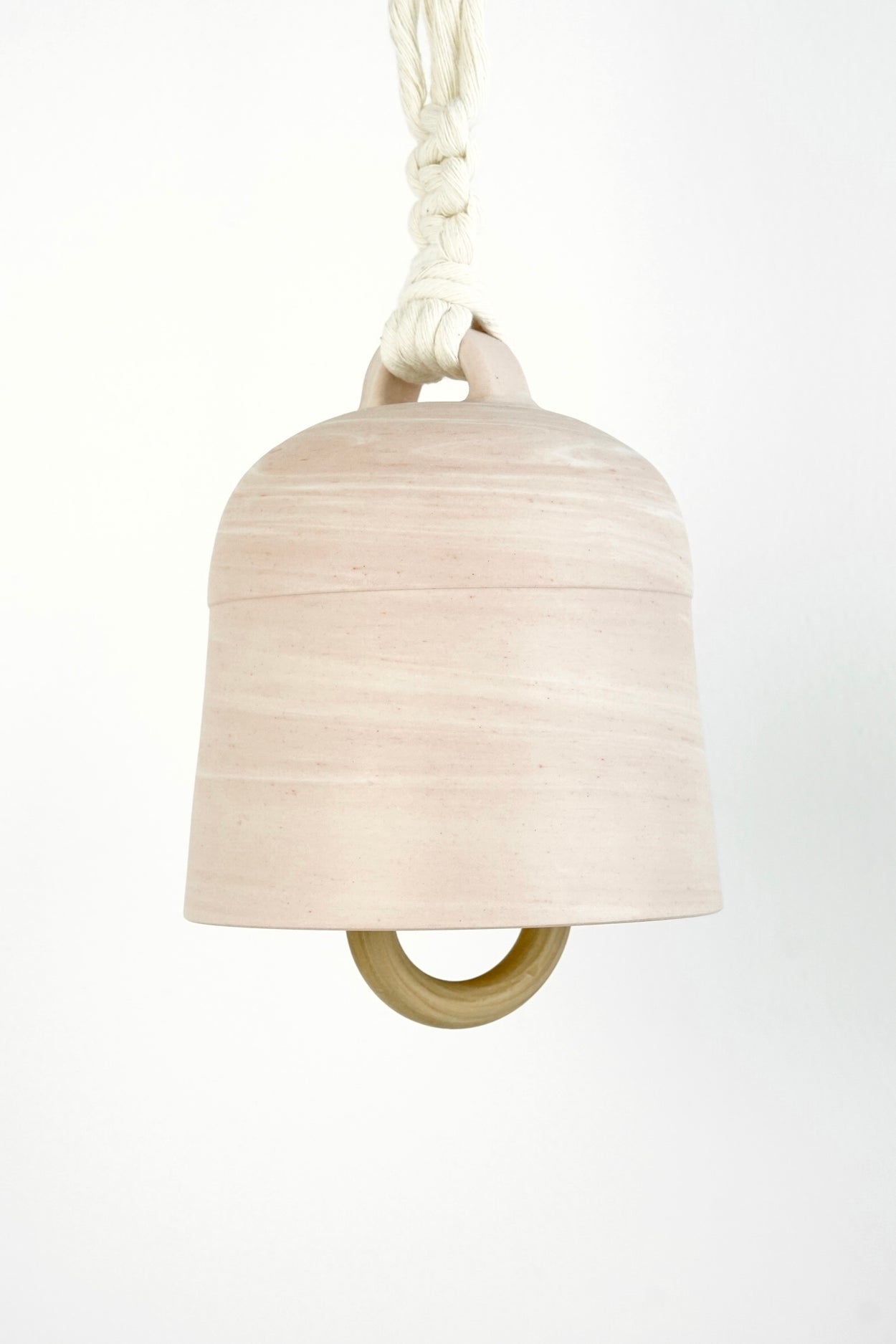 Ren•Vois Blush Marble Porcelain Bell