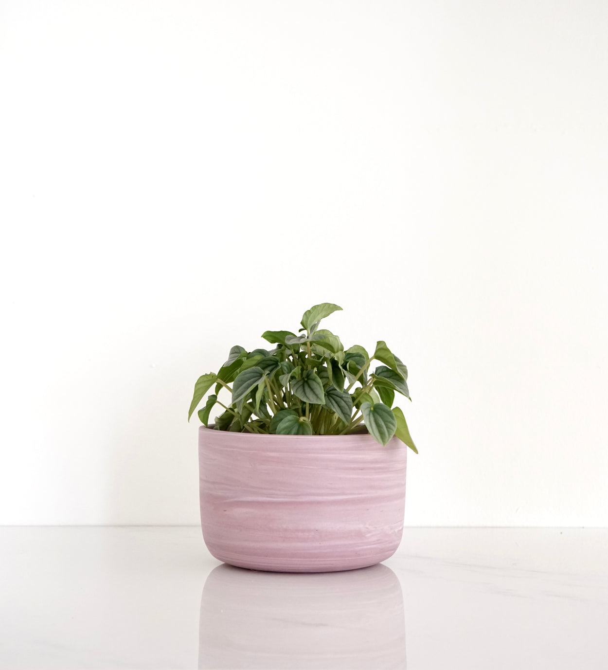 PLUM MARBLE PLANTER