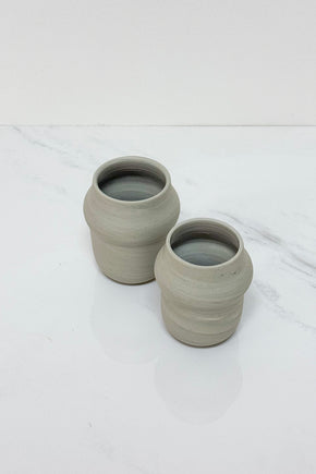 SET OF 2 SAGE MARBLE TUMBLERS