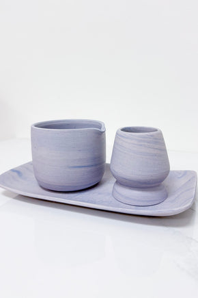 Starlite Marble Matcha Table Set