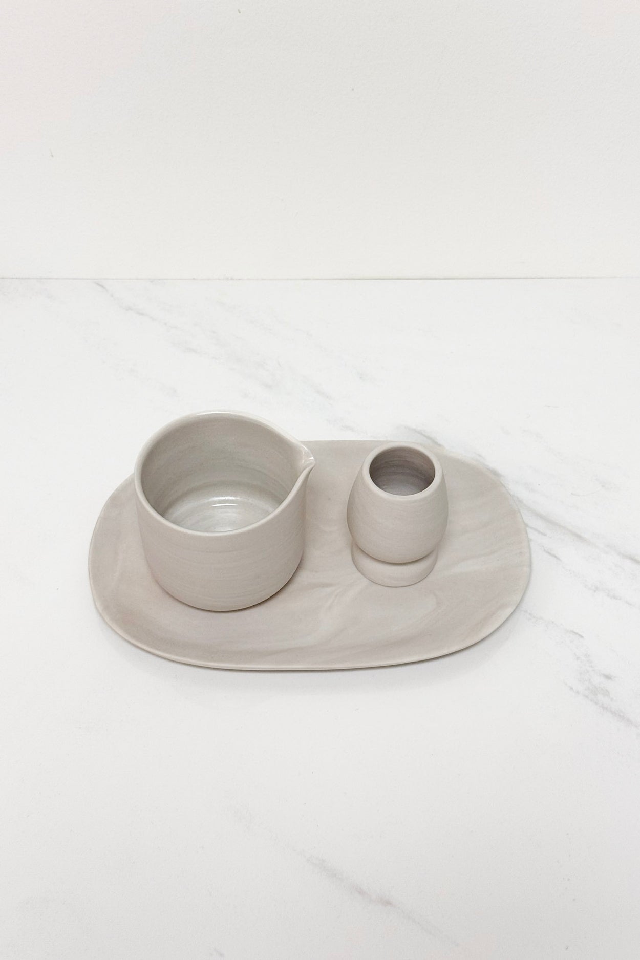 Sand Marble Matcha Table Set