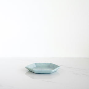 HEXAGON SEAFOAM MARBLE CATCHALL