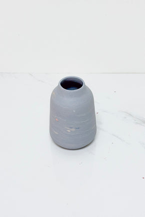 Denim Mixed Marble Vase